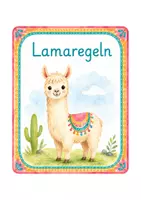 Vorschau - Poster - Lamaklasse - Klassenregeln - Aushänge für Klassenregeln - Seite 2
