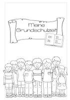 Vorschau - Mal- und Bastelvorlagen - Abschied Grundschule / Kollege I Freundebuch I Erinnerung - Seite 2