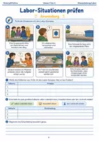 Vorschau - Arbeitsblätter - Labor Sicherheitsführerschein Arbeitsheft Klasse 5 bis 6 Schulstart Verhalten Symbole und Schutzmaßnahmen - Seite 3