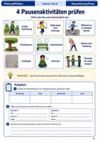 Vorschau - Arbeitsblätter - Bewegte Pause systematisch aufbauen Arbeitsheft Klasse 5 bis 6 Schulstart aktiv erholen und Pausen fair gestalten - Seite 3