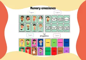 Vista previa - Juegos / Gamificación - juego de parejas emociones - Portada
