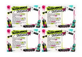 Vorschau - Spiele - Schuljahresbeginn - Willkommensgruß, Klasse 7 - Seite 1