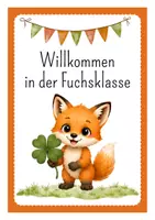 Vorschau - Poster - Fuchs Klasse Willkommensschild - Seite 2