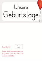 Vorschau - Mal- und Bastelvorlagen - Geburtstagskalender: Wald in den Jahreszeiten - Seite 3