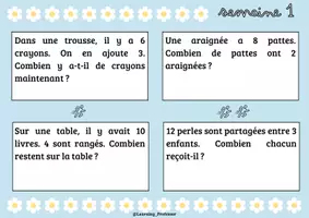 Aperçu - Apprentissages en autonomie - 4 problèmes quotidiens : 1 an de résolution de problèmes C3 - Page 2