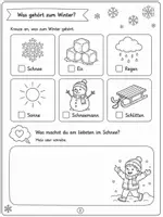 Vorschau - Stundenentwürfe - Schnee | Warum schneit es? | Grundschule Sachunterricht Klasse 1-4 | Naturforscherheft mit Experimenten - Seite 3