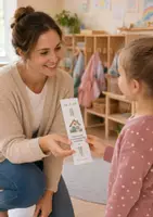 Vorschau - Mal- und Bastelvorlagen - Willkommensgruß Kita | Willkommensgeschenk Stift Bleistift | Buntstiftkarten Begrüßungsgeschenk Kindergarten - Seite 1