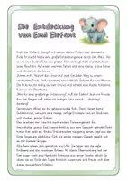 Vorschau - Stationenlernen - Buchstabeneinführung E - Bildkarten - Seite 1