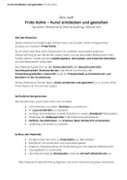 Vorschau - Unterrichtsreihen - Frida Kahlo entdecken & gestalten | Kunstprojekt + Mini-Heft | Kunst & Deutsch Klasse 3–4 - Seite 2