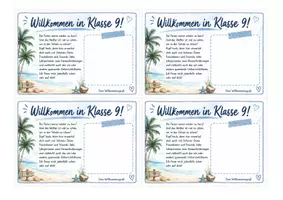 Vorschau - Spiele - Schuljahresbeginn - Willkommensgruß, Klasse 9 - Seite 2
