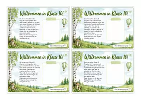 Vorschau - Spiele - Schuljahresbeginn - Willkommensgruß, Klasse 5-10, Materialpaket - Seite 2