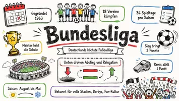 Vorschau - Arbeitsblätter - Arbeitsblatt zum Thema "Bundesliga" + Onlineübung & MP3 + Infografik - Seite 1
