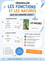 Aperçu - Feuilles d'exercices - Les natures - Les fonctions - Page de couverture