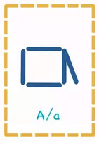 Voorbeeld - Ijsstokjes letterwerkje - Pagina 1