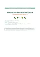 Vorschau - Arbeitsblätter - Eduki_Cover_1_Nach_der_Schule_Ritual - Seite 1