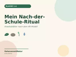 Vorschau - Arbeitsblätter - Eduki_Cover_1_Nach_der_Schule_Ritual - Deckblatt