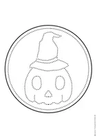 Vorschau - Arbeitsblätter - Prickelbilder Herbst, Prickeln im Herbst, Kürbisse Prickelbilder, Anhänger Herbst - Seite 3