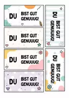 Vorschau - selbst erstellte Cliparts/Grafiken - Du bist gut genug 🎵 Geschenk zum Ferien Abschied - Seite 3