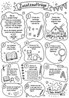 Vorschau - Arbeitsblätter - Zusatzaufträge - Deckblatt
