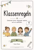Vorschau - Poster - Klassenregeln - Classroommanagement - Deckblatt