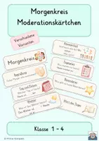 Vorschau - Poster - Morderationskärtchen Morgenkreis - Deckblatt