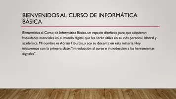 Vista previa - Unidades / Secuencias / Situaciones de Aprendizaje - Curso de Informática Básica (12 Clases) | PAQUETE COMPLETO - página 3