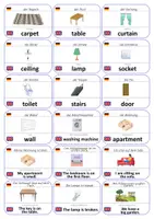 Vorschau - Fördermaterial/Inklusion - Englisch Flashcards: Haus & Wohnung - Seite 2