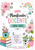 Vista previa - Para docentes: organización, planificación y formación - Planificador docente curso 26-27 - Portada