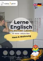 Vorschau - Fördermaterial/Inklusion - Englisch Flashcards: Haus & Wohnung - Deckblatt