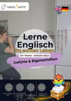 Vorschau - Fördermaterial/Inklusion - Englisch Flashcards: Gefühle & Eigenschaften - Deckblatt