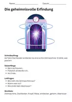 Vorschau - Stundenentwürfe - Kreatives Schreiben Klasse 3 – Die Zeitmaschine | Schreibaufgaben mit Hilfen & Beispielen - Seite 3