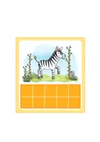 Vorschau - Poster - Smileyplan (Tiere der Savanne) - Seite 2