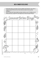 Vorschau - Arbeitsblätter - Mein Sommerferien-Bingo: Gestalte deine Ferien! - Seite 3