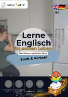 Vorschau - Fördermaterial/Inklusion - Englisch Flashcards: Stadt & Verkehr - Deckblatt