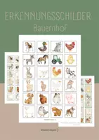 Vorschau - Bildkarten - Erkennungsschilder Bauernhof - Deckblatt