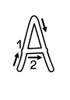 Vorschau - Arbeitsblätter - Buchstaben nachspuren A-Z in Grundschrift mit Anregungen zur Nutzung - Seite 1