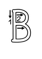 Vorschau - Arbeitsblätter - Buchstaben nachspuren A-Z in Grundschrift mit Anregungen zur Nutzung - Seite 2