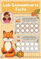 Vorschau - Anderer Materialtyp - Lob Sammelkarte Fuchs - Deckblatt