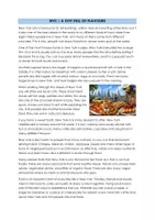 Vorschau - Arbeitsblätter - NEW YORK CITY / FOOD Reading Comprehension More 4 Unit 3 Big Apple - Seite 1