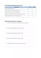 Vorschau - Arbeitsblätter - NEW YORK CITY / FOOD Reading Comprehension More 4 Unit 3 Big Apple - Seite 3