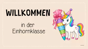 Vorschau - Präsentationen/Tafelbilder - Einhornklasse - Tafelbilder (Klassentier) - Seite 3