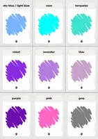 Voorbeeld - English Colors (vocabulary cards) – Kleuren in het Engels - Pagina 2
