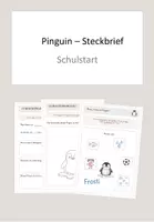 Vorschau - Arbeitsblätter - Pinguin Steckbrief (zum Schulstart) - Kennenlernen - Deckblatt