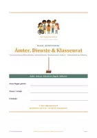 Vorschau - Anderer Materialtyp - Klassenleitung Orga - Ämter und Klassenrat - Seite 1