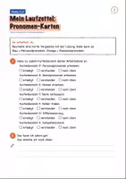 Vorschau - Arbeitsblätter - Pronomen Klasse 3 -4 Personal- und Possessivpronomen - Seite 1