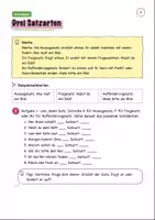 Vorschau - Arbeitsblätter - Satzarten Klasse 3 -4 Erkennen und Schreiben üben - Seite 3