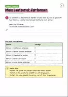 Vorschau - Arbeitsblätter - Zeitformen Klasse 4 - Seite 1