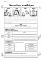 Vorschau - Arbeitsblätter - Steinzeit Klasse 5/6 | Feuer - Seite 2