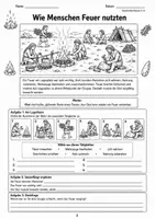 Vorschau - Arbeitsblätter - Steinzeit Klasse 5/6 | Feuer - Seite 3