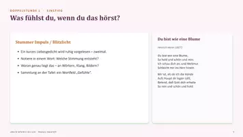 Vorschau - Stundenentwürfe - Lyrik analysieren Klasse 8/9 – Gedichtanalyse, Interpretation & Klassenarbeit - Seite 3